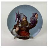 19th Century German Hand Painted Porcelain Portrai