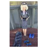 1989 Army Barbie in Military Uniform with Accessor