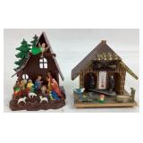 Nativity Scene Figurine, German Weather House