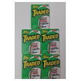(5) Topps 1990 Traded Baseball Packs