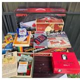 Board Games Including Monopoly, Yahtzee, Scattergo