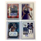 (4) Autograph Sports Cards