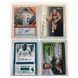 (4) Autograph Sports Cards