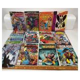Superman, Watchmen, Iron Man, Wolverine Comics