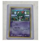Pokemon Vintage Holographic Stamped Ralts Card