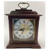Linden Wooden Mantel Clock w/ Roman Numerals