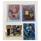 Football Card Patch & Numbered Collection