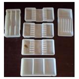 American Cabinet Co. White Milk Glass Dental Instr