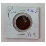 1869 2ï¿½ Piece Fine +