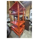 Metal Shelving Units (2) Orange 16 in. X 36 in. X