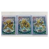 (3) Pokemon Vintage Topps Cards
