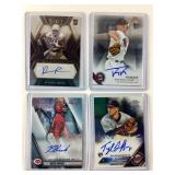 (4) Autograph Sports Cards