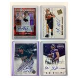 (4) Autograph Sports Cards