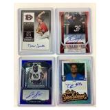 (4) Autograph Sports Cards