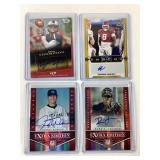 (4) Autograph Sports Cards