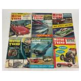 Motor Trend Magazines 1950s-1960s Issues