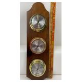Wood Mounted Barometer