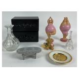 Yoga Sculptures, Jewelry Boxes, 24K Edged