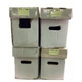 (4) Comic Book Storage Boxes