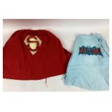 Vintage Batman and Superman Capes
