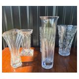Crystal Cut Glass Vases