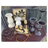 Wooden Pull Toy, Candle Holders, Yankee Candle
