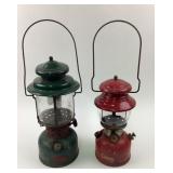 Coleman Lanterns Green & Red Model 200A
