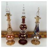 Blown Glass Perfume Art Bottles