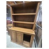 Wood Hutch 2 Piece - Crack On Top Of Base Piece &