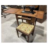 Singer Sewing machine table, stool