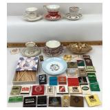 Teacup Saucer Pairs & Matchbooks: Royal Stafford,