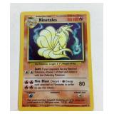 Ninetales Holographic Base Set Pokemon Card 12/102