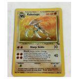 Kabutops Holographic Fossil Set Pokemon Card