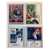 (4) Autograph Sports Cards