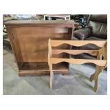 Wood Bookshelf With 2 Shelves 11 in. X 36 in. X