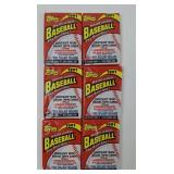 (6) Topps 1991 Baseball Packs