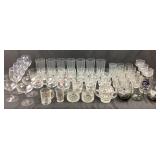 Glassware Including Arcoroc Goblets, Tumblers