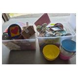Easter Decor, Craft Supplies, Plastic Bins