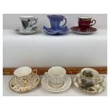 Teacup Saucer Pairs: Royal Doulton, Gold
