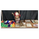 Porcelain Santa, Beanie Babies, George Jones Portr