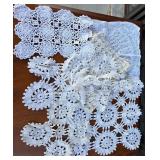 Handmade Crochet Table Linens, Doilies
