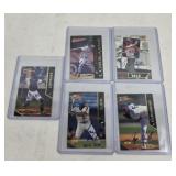 (5) Autograph Baseball Cards