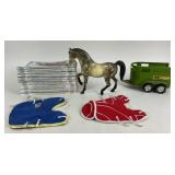 Breyer Horse, Nylint Trailer, Horse Rider Magazine