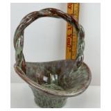 Glazed Pottery Basket