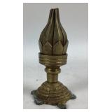 Brass Articulated Lotus Flower Incense Burner