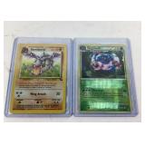 2 Pokemon Vintage Holographic Cards