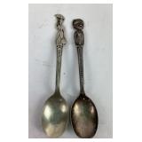 2 Vintage Character Spoons