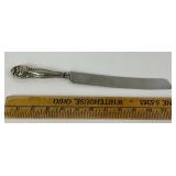 Vintage Sterling Silver Handled Wedding Cake Knife