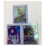3 Pokemon Full Art Cards