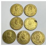 7 Presidential Coins